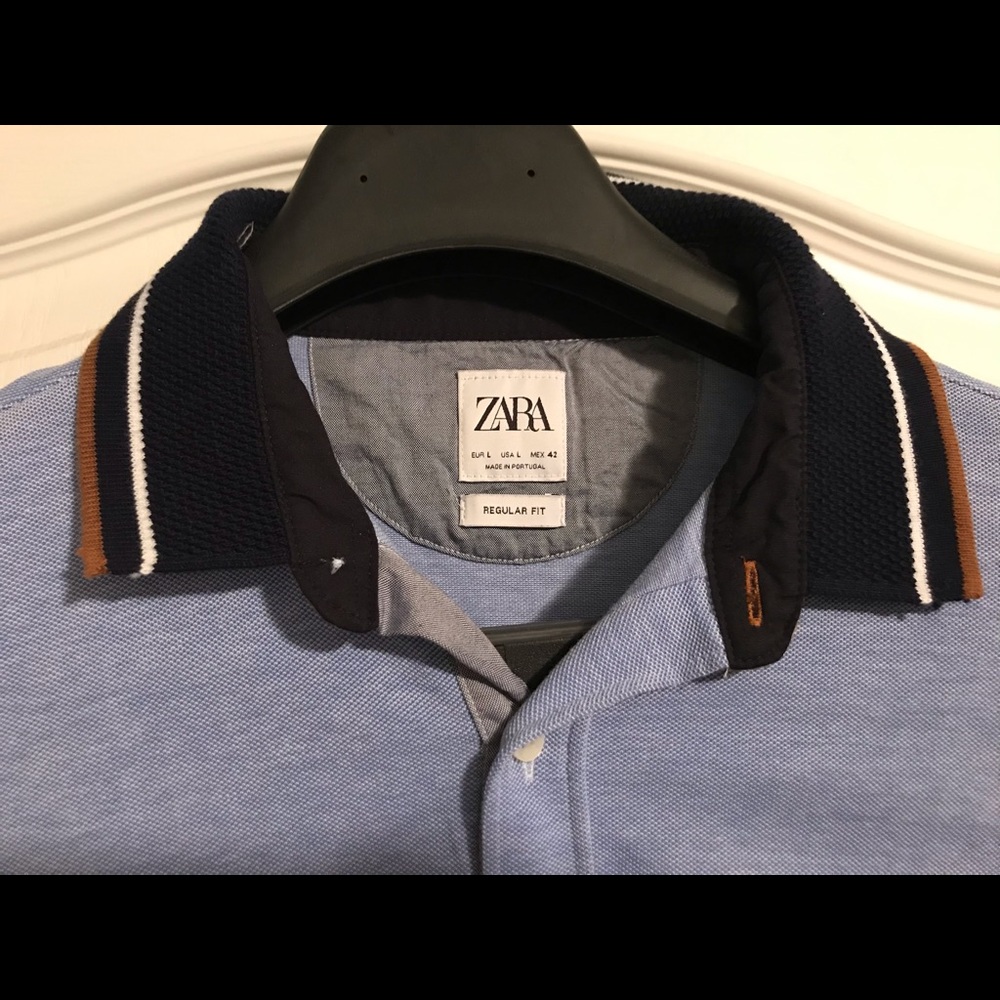 Zara Polo Shirt Casual  size L
